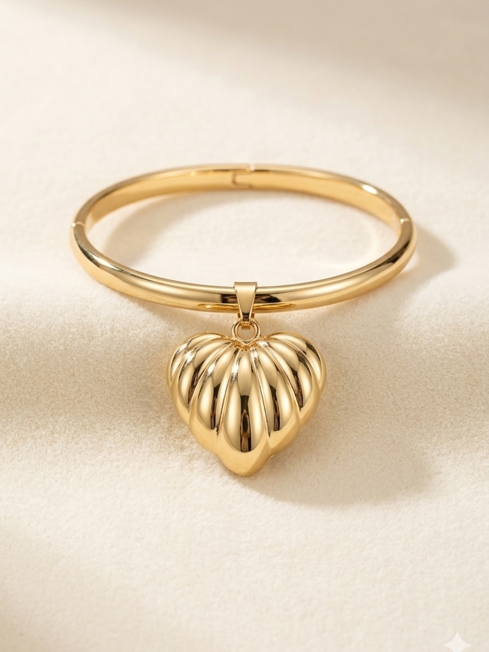High-quality gold-filled—suitable  Charm Bangle Bracelet - Women's Jewelry